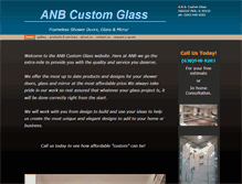 Tablet Screenshot of anbcustomglass.net